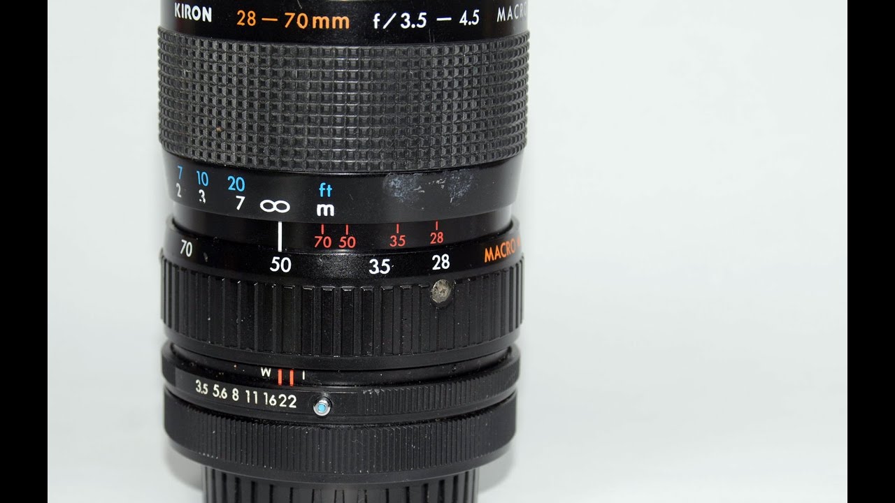 Kiron 2870mm f/3.54.5 Macro MC in Canon FD Mount YouTube