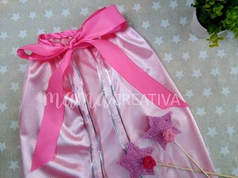 Capa de Hada o Princesa. Disfraz. - YouTube