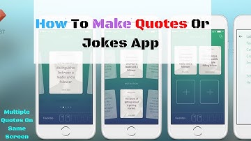 How To Make Quotes Or Jokes  App || App Devlopment Series ||Thunkable12