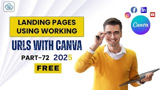Landing Pages Using Working Urls With Canva || 2025