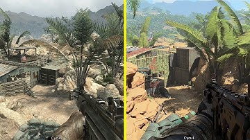 Call of Duty Black Ops 4 vs Black Ops 1 - Firing Range Map Comparison