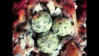 Салат на Пасху Гнездо Глухаря / Salad for Easter nest of grouse Салат на Пасху Гнездо Глухаря / Salad for Easter nest of grouse