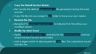 Optimizing Angular Service-Worker for Video Prefetching Issues