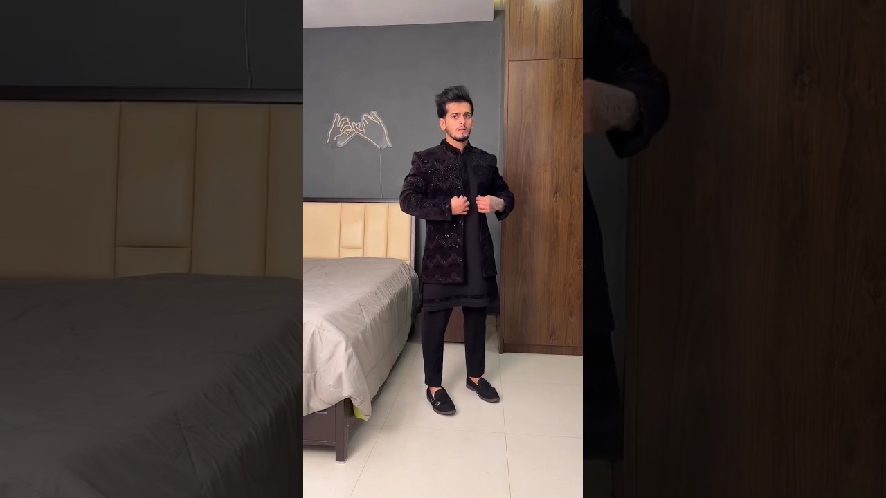 beautiful indo western for men wedding ♥️ stylish design 