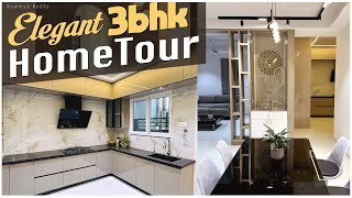 Home Tour | 3BHK Flat tour | Interior tour | Modular Kitchen | Telangana pilla | modern home | 3bhk