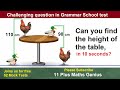 11 Plus Maths Grammar School Admission Tests, SATs, SET: Join us for free Mock Tests every week.
