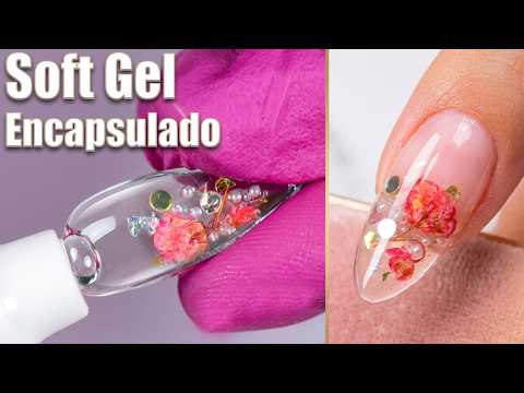 Cómo Hacer ENCAPSULADO en SOFT GEL con Flores Secas 🌸 Paso a Paso