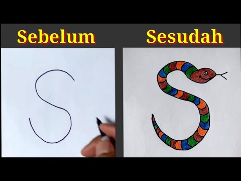 Video: Cara Menggambar Ular