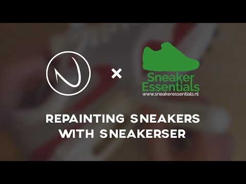 IconickSoles x Sneaker Essentials | Repainting Sneakers With SneakersER