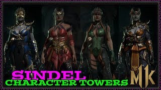 SINDEL Gear & Skin SHOWCASE!! All MK11 Character Tower Stage REWARDS!! Mortal Kombat 11