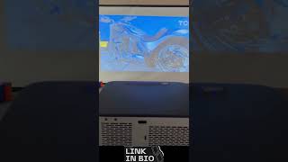 smart projector Android TV, home cinema projector, 4000 ANSI lumens, portable laser projector