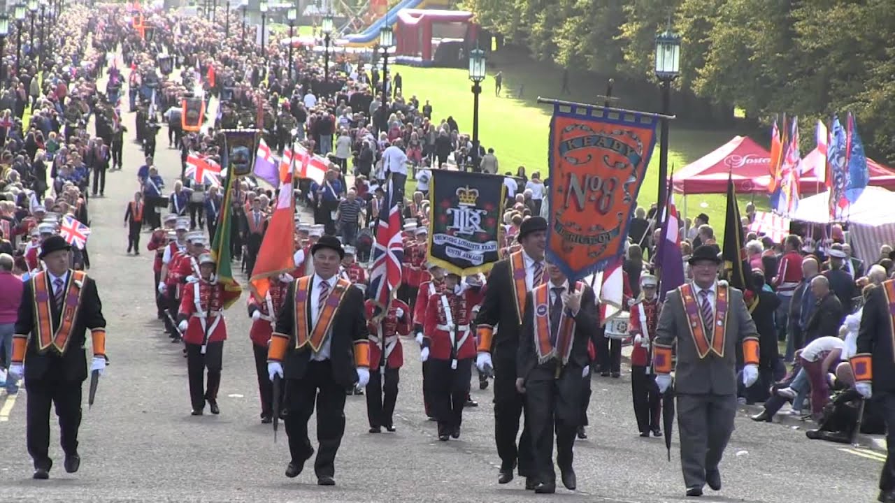 Image result for image of orange order parade