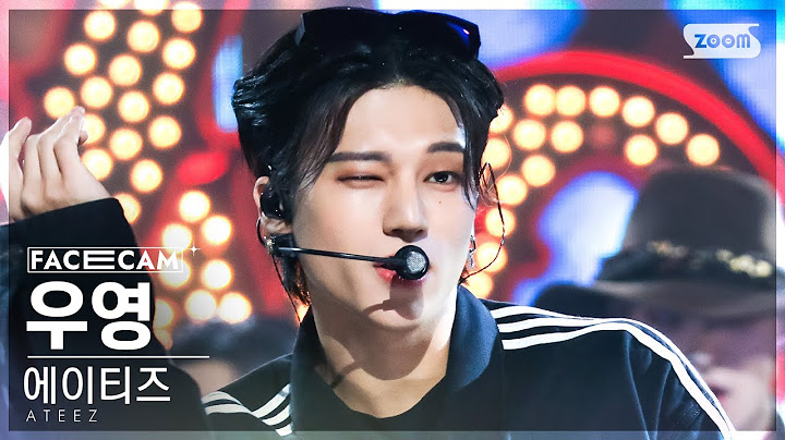 [페이스캠4K] 에이티즈 우영 'BOUNCY (K-HOT CHILLI PEPPERS)' (ATEEZ WOOYOUNG FaceCam) @SBS Inkigayo 230618