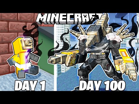 I Survived 100 Days as DRILL ASSASSIN in Minecraft!