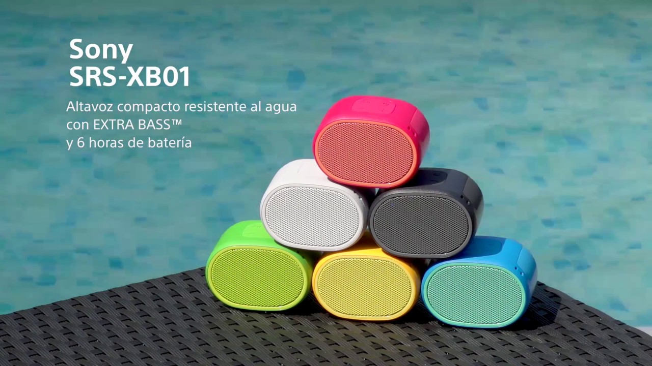Bocina Bluetooth Portátil Sony SRS-XB01/LC LA Resistente al Agua - Quien  tiene el mejor precio? - Nau