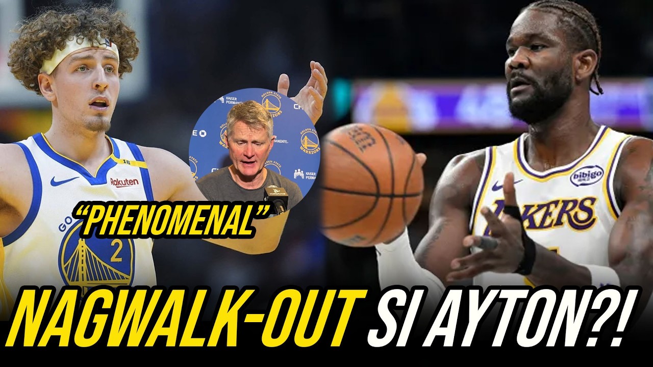 Deandre Ayton Injured or NAGWALK-OUT sa Lakers?? | Brandin Podziemski Masaya sa PAPURI ni Coach