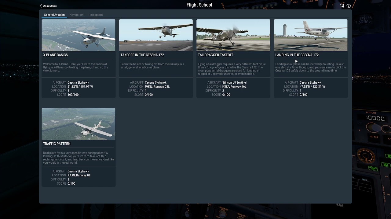 X-Plane 11 Flight Training
