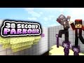 Minecraft: 30 Seconds Parkour! (Rage)