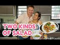 SATISFYING SALAD RECIPES! (Cucumber and Dilis Salad + Wansoy Salad) | PokLee Cooking