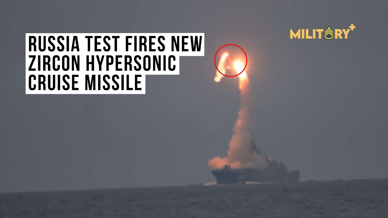 Russia Test Fires New Zircon Hypersonic Cruise Missile - YouTube