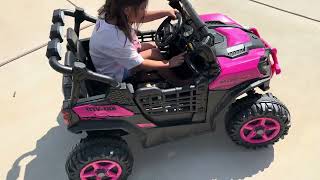 JOYRACER 24V Ride On Car Review 🚙 | 2-Seater 4x4 Electric UTV for Big Kids