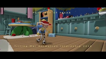 |TOY STORY| Jessie Test Animation with Sound Part 2