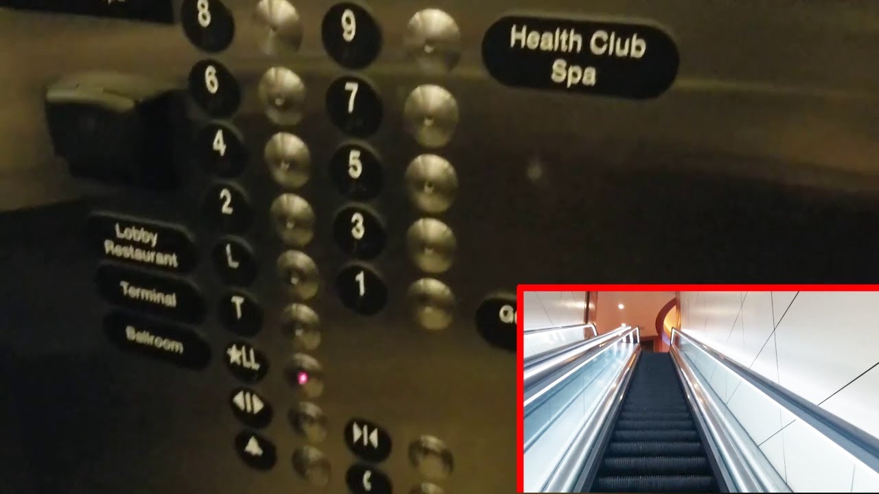 Elevator & Escalator Tour Grand Hyatt DFW Airport Dallas, Texas YouTube