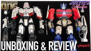 Transformers One Optimus Prime & Megatron Yolopark AMK Pro Figures Unboxing & Review