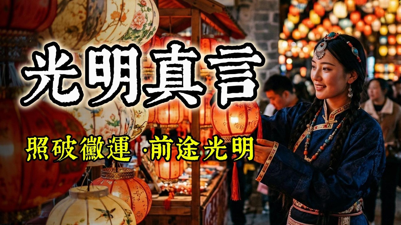 ✨ 2026馬年最強深度洗滌！《光明真言》：大日如來佛光普照｜消除累世業障與負能量，讓身心徹底清零 (Mantra of Light)