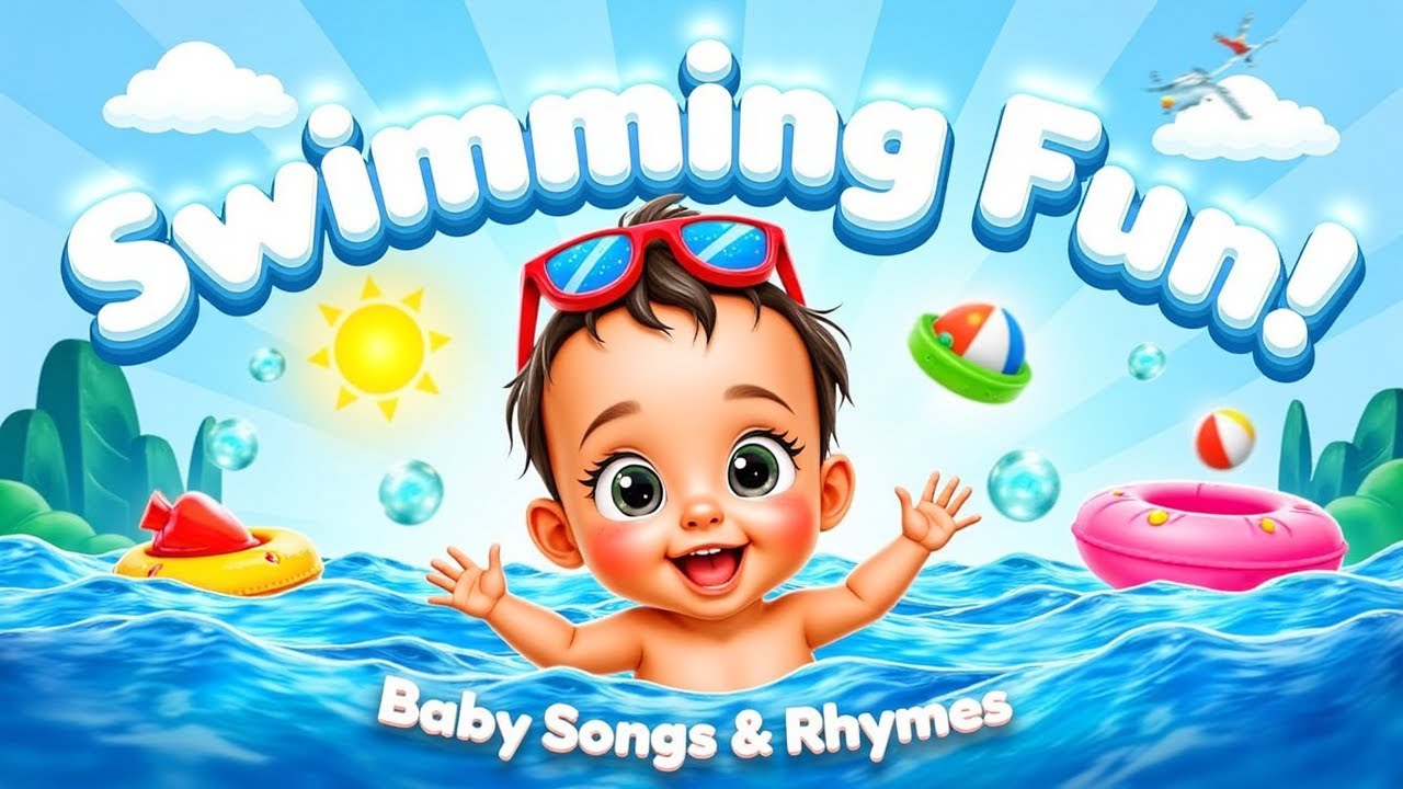 Swimming Nursery Rhyme 🐬 | Fun Water Rhyme for Toddlers & Kids - YouTube