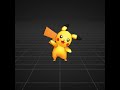 Super Smash Bros. DS Concept: Pikachu's Taunt! #blender #nintendo #pokemon #pikachu #supersmashbros