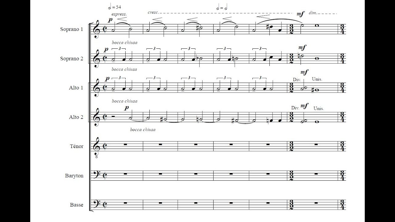 Wiegala - SATB divisi a cappella