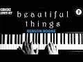 Benson Boone - Beautiful Things LOWER KEY Slowed Acoustic Piano Instrumental Cover [MALE KEY]
