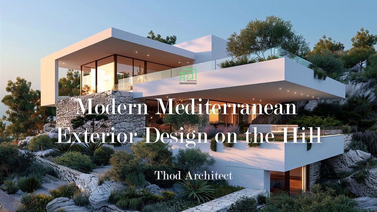 Elevated Elegance: Modern Mediterranean Exterior Design on the Hill # ...