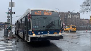 Castle Hill-Zerega Av Bound 2010 Novabus LFSA Bx22 Bus At Castle Hill Av & Watson Av