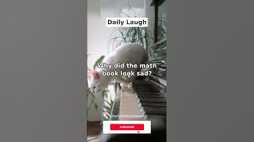 Why did the math book look sad?