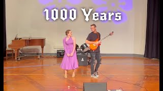 Christina Perri, A Thousand Years Dance And Guitar Talent Show Performance Twilight Theme Song