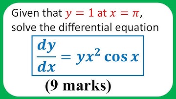 Solving Differential Equations + FOUR Exam Questions! - Edexcel A Level Maths, Year 2 Integration