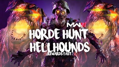 MW3 Zombies Horde Hunt HellHounds Easiest Farm