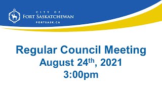 Regular Council Meeting - August 24, 2021