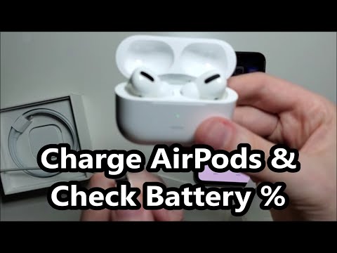 How to Charge AirPods Pro & Check Battery %!
