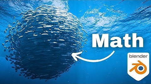 How to Simulate a 100.000+ Fish Swarm in Blender!