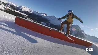 Snowboarding 2019 Schweiz Arosa Skigebiet