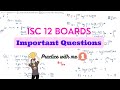 Important Questions Practice Session | Maths | ISC 12 SCORE 80/80 | Part 1