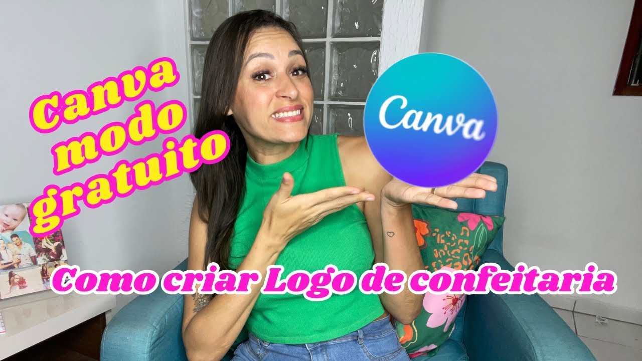 🔥 COMO FAZER LOGO DE CONFEITARIA PELO CANVA DE FORMA GRATUITA- criando uma indentidade visual 🔥