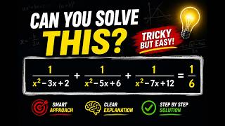 🔥 Can You Solve This? (Most People Get It Wrong!) | Algebra Trick Explained