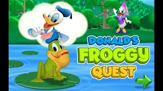 DONALD'S FROGGY QUEST | Mickey Mouse Clubhouse Full Episodes Games