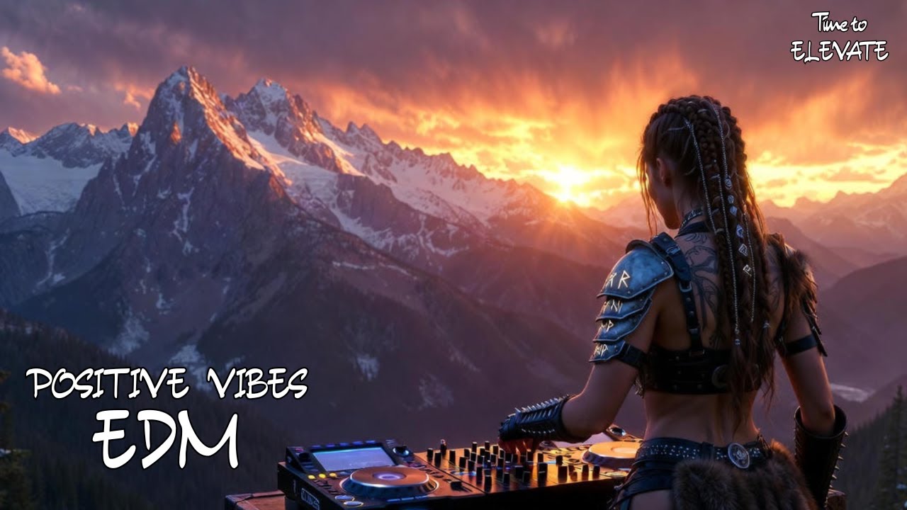 EDM Good Vibes: Viking Mix 2025 ✨ Gym & Road Trip Bangers