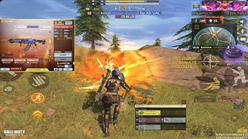 AS VAL have fast killing time in CLOSE RANGE | best AS VAL GUNSMITH in SEASON 1 | CODM BR