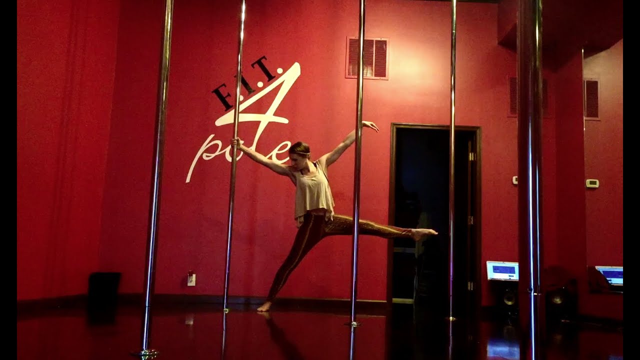 Freestyle Pole Dance Warmup - I Am Sold rappin for jesus